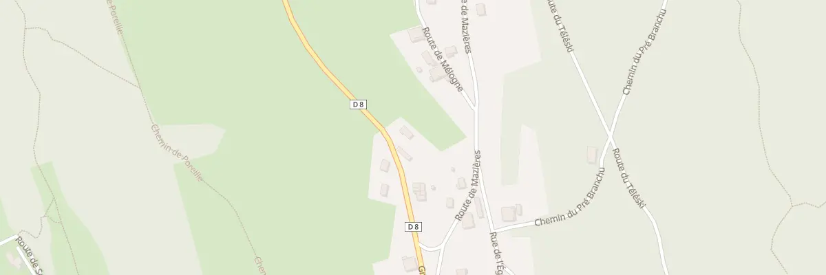 Plan du 852 Grande Rue à Plateau d’Hauteville