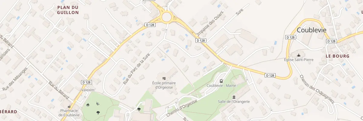 Plan du 432 Rue du Parc de la Sure à Coublevie