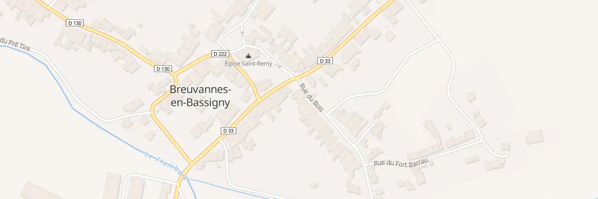 Plan du 2 Rue du Bois à Breuvannes-en-Bassigny