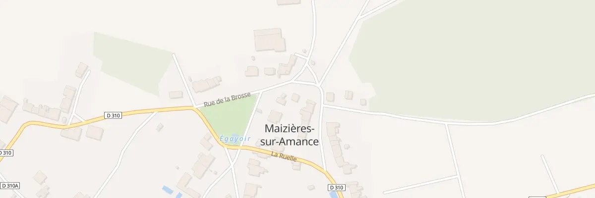 Plan du 1 Rue de la Brosse à Maizières-sur-Amance