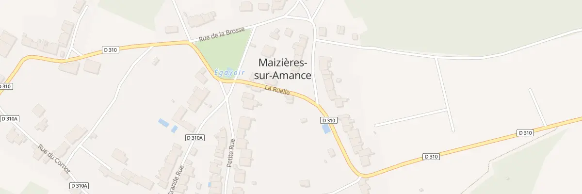 Plan du 1 La Ruelle à Maizières-sur-Amance