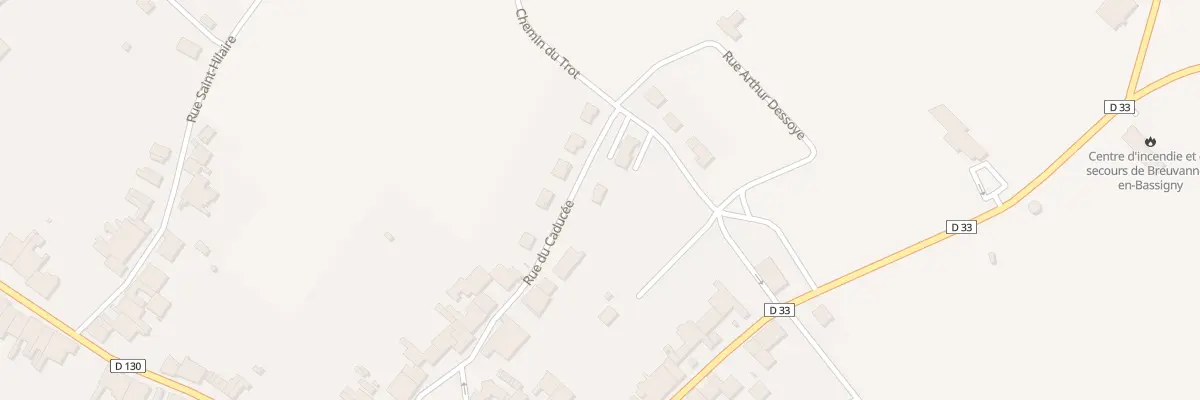 Plan du 10 Rue du Caducee à Breuvannes-en-Bassigny