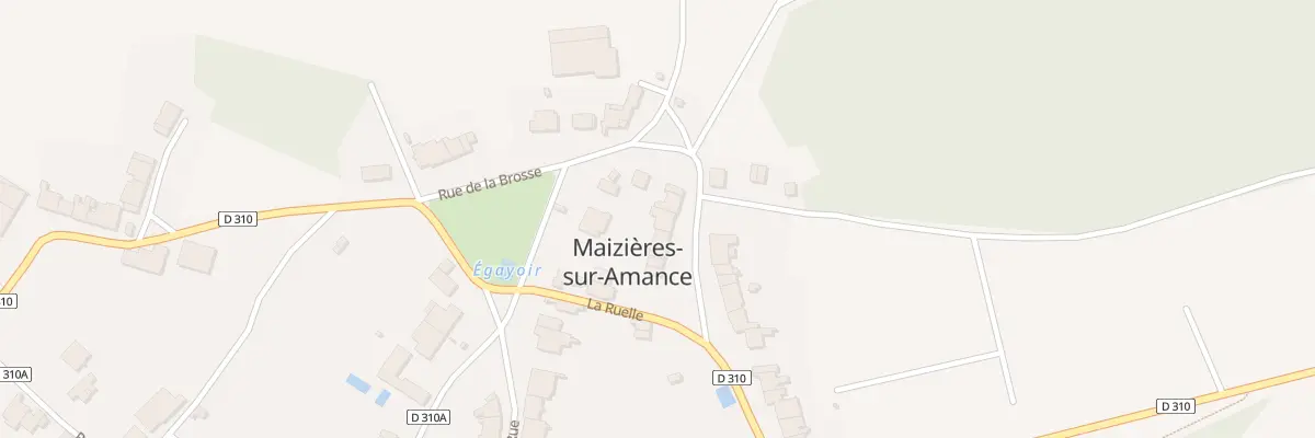 Plan du 11 Rue de la Chainee à Maizières-sur-Amance