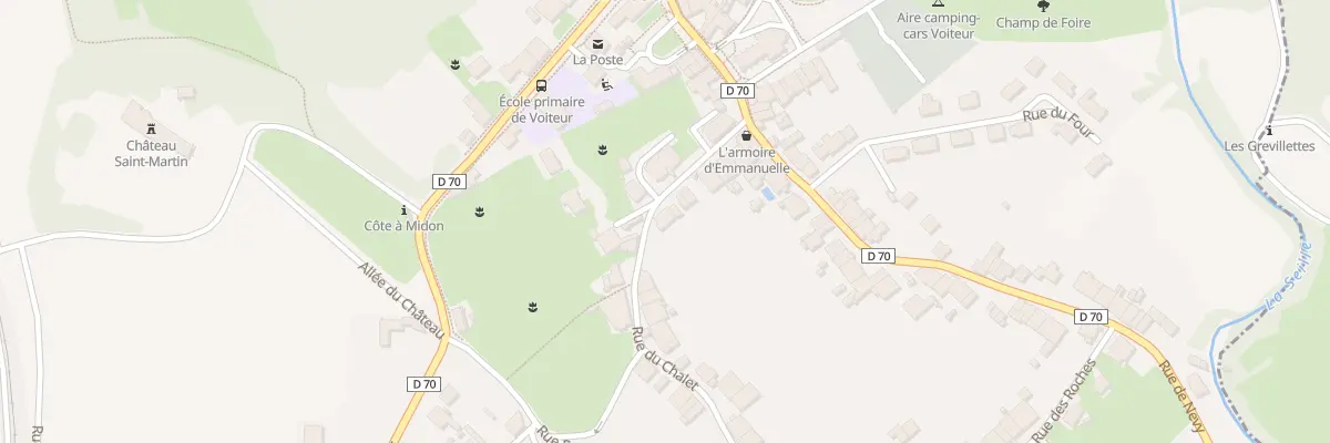 Plan du 11B Rue du Chalet à Voiteur