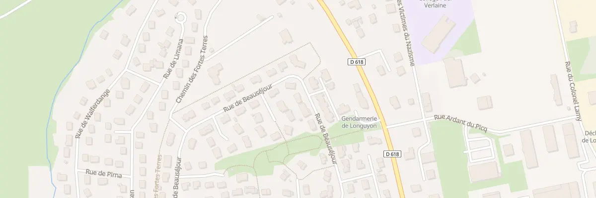 Plan du 30 Rue de Beausejour à Longuyon