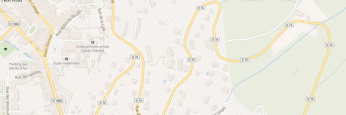 Plan du 21B Rte d’Apremont à Nantua