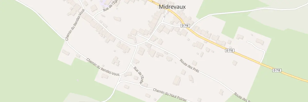 Plan du 6 Rte des Prés à Midrevaux