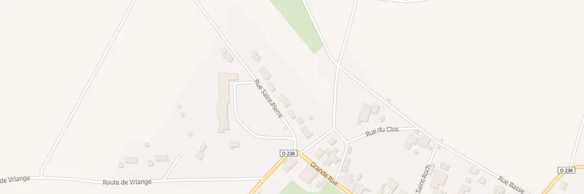 Plan de la Rue St Pierre à Malange