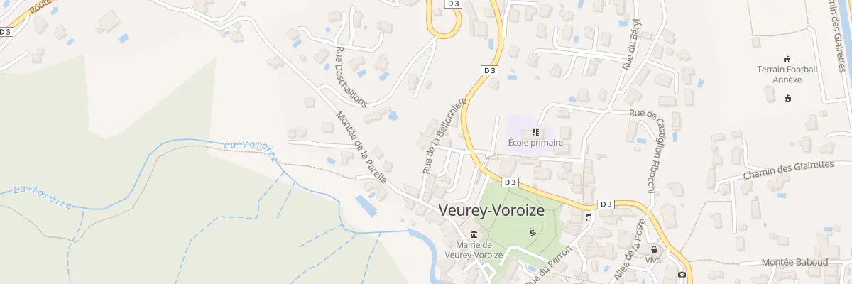 Plan du 6 Rue de la Bellonniere à Veurey-Voroize