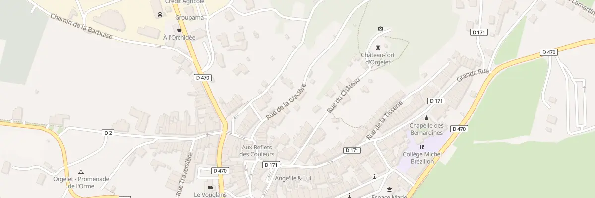 Plan du 10 Rue de la Glacière à Orgelet