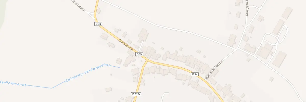 Plan du 36 Grande Rue à Poinson-lès-Fayl
