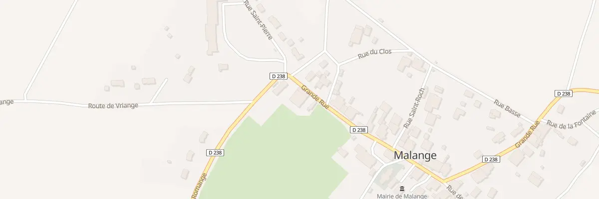 Plan du 2 Gr Grande Rue à Malange