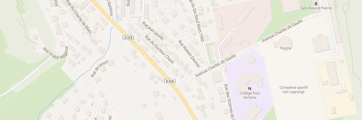 Plan du 44 Rue du Doc Chont à Longuyon