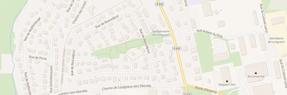Plan du 42 Rue de Beausejour à Longuyon