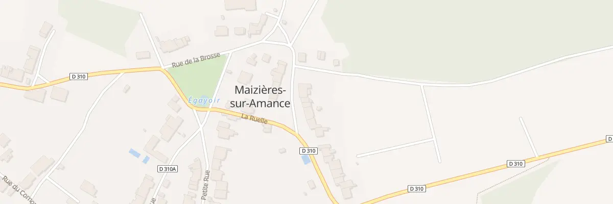 Plan du 22 Rue de la Chainee à Maizières-sur-Amance