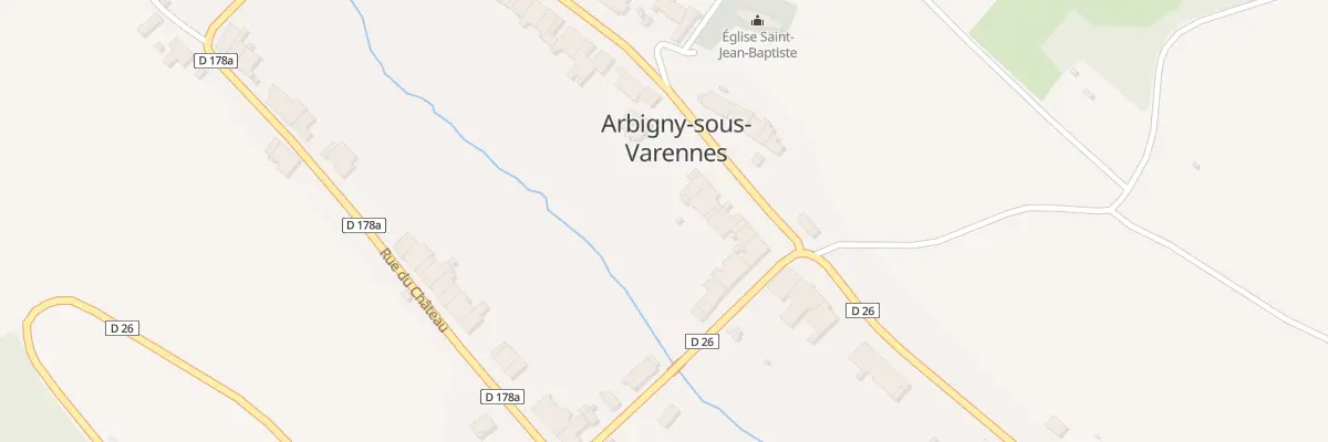 Plan du 8 Rue de l’Eglise à Arbigny-sous-Varennes