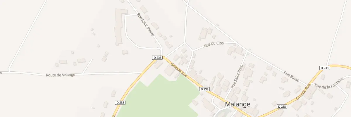 Plan du 2 Rte de la Serre à Malange