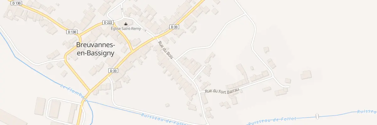 Plan du 3B Rue du Bois à Breuvannes-en-Bassigny