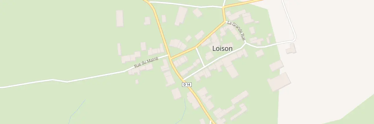 Plan du 14 Rue du Mairie à Loison