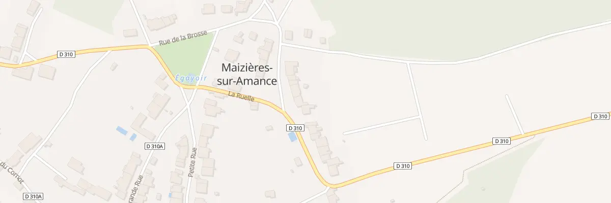 Plan du 16 Rue de la Chainee à Maizières-sur-Amance