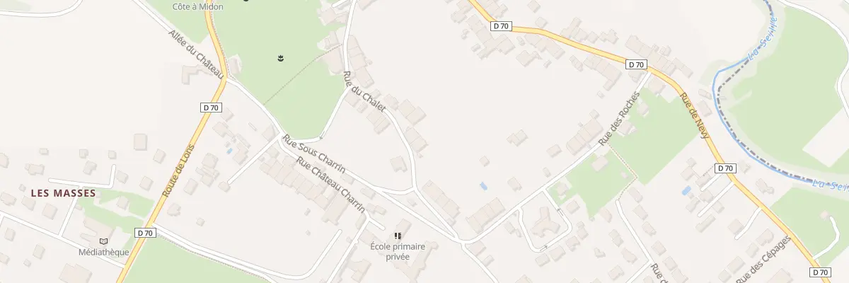 Plan du 29 Rue du Chalet à Voiteur