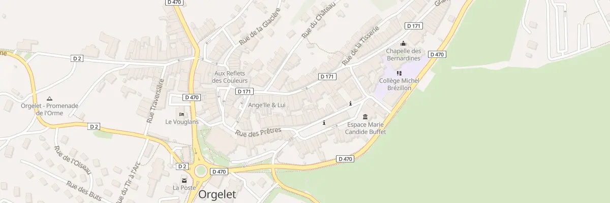 Plan du 12 Rue de la République à Orgelet
