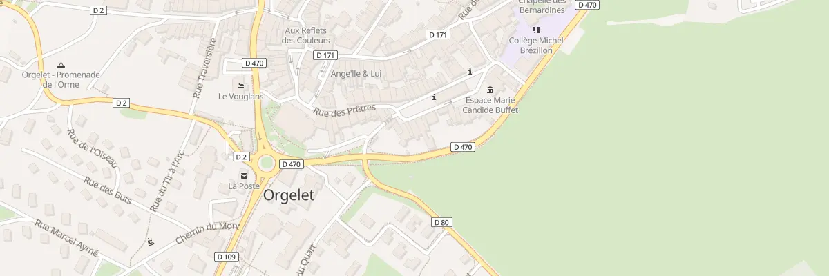 Plan du 24 Pl du Bourg de Merlia à Orgelet