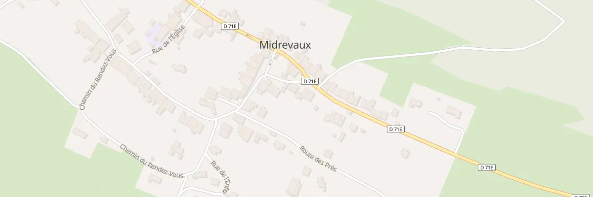 Plan du 2 Rte de la Gare à Midrevaux