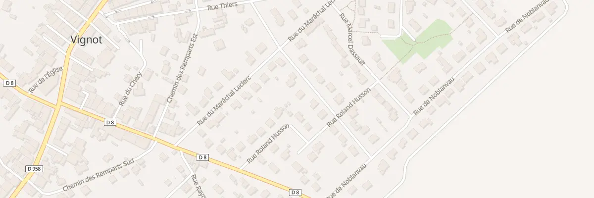 Plan du 9 Rue de la Courbe Piece à Vignot