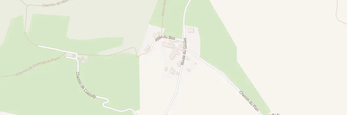 Plan du 223 Rte du Goulet à Saint-Étienne-de-Crossey