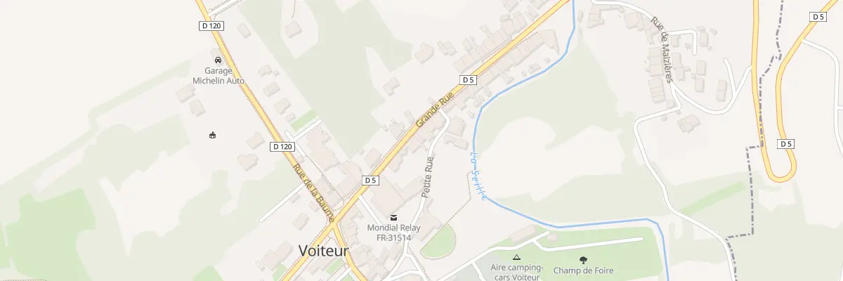 Plan du 16 Grande Rue à Voiteur