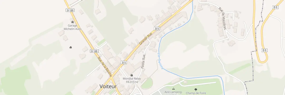 Plan du 18 Grande Rue à Voiteur
