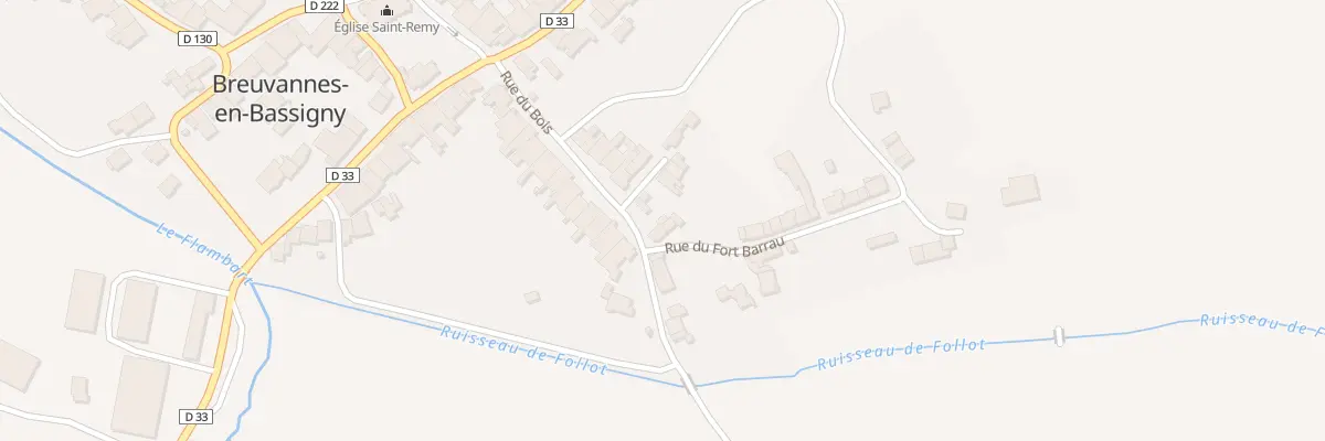Plan du 5B Rue du Bois à Breuvannes-en-Bassigny