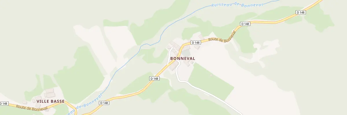 Plan du 5009 Bonneval à Boulc