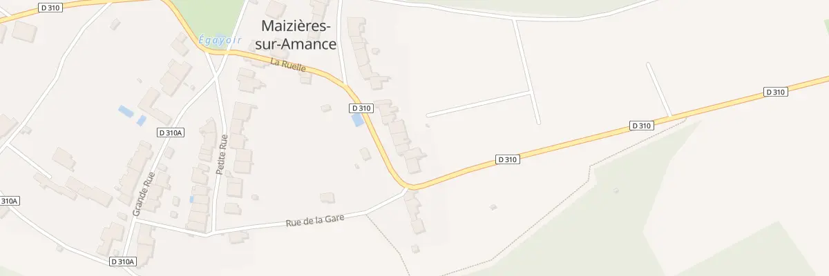 Plan du 8 Rue de la Chainee à Maizières-sur-Amance