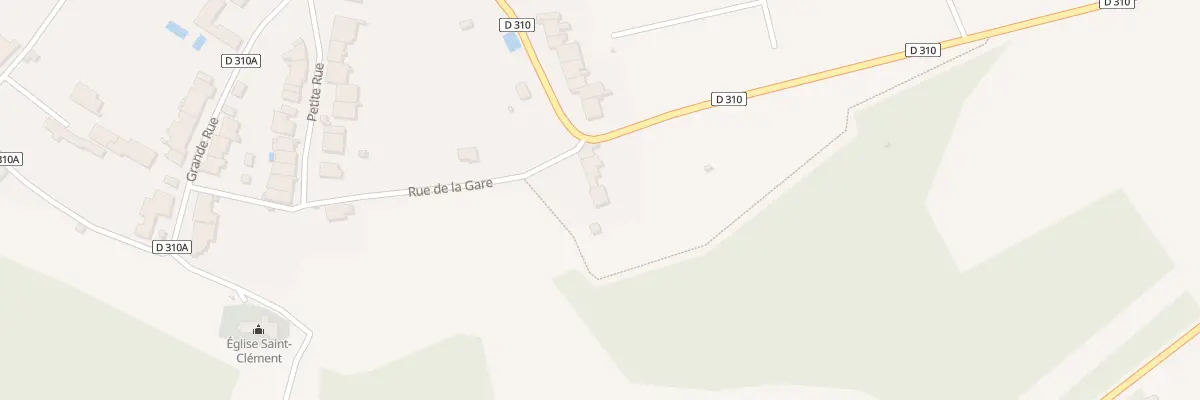 Plan du 8 Rue de la Gare à Maizières-sur-Amance