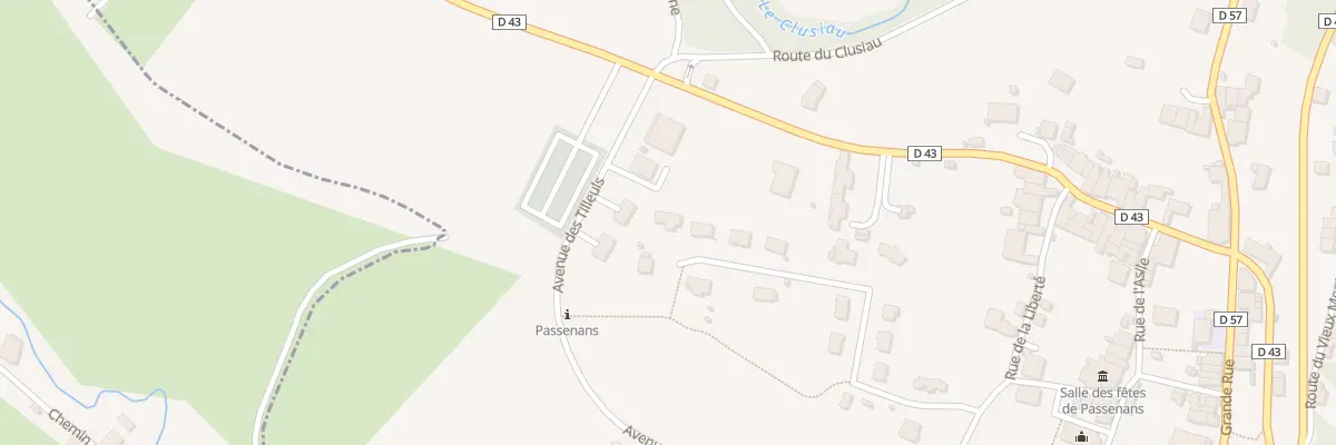 Plan du 320 Rue du Chardonnay à Passenans