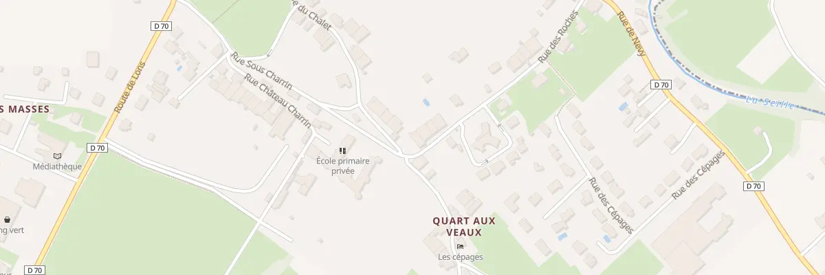 Plan du 22 Rue des Roches à Voiteur