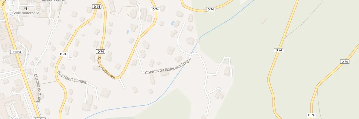 Plan du 5 Che du Golet aux Loups à Nantua