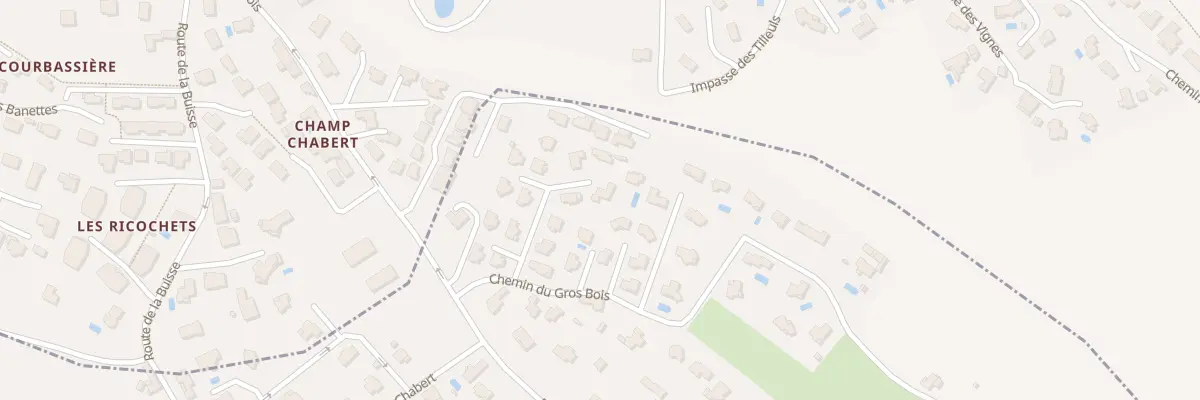 Plan du 848C Che du Gros Bois à La Buisse