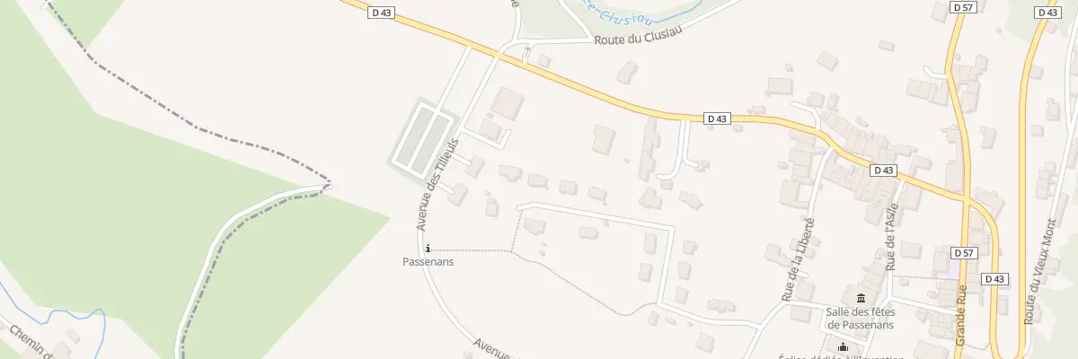 Plan du 300 Rue du Chardonnay à Passenans