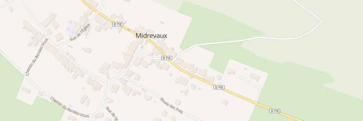 Plan du 5 Rte de la Gare à Midrevaux