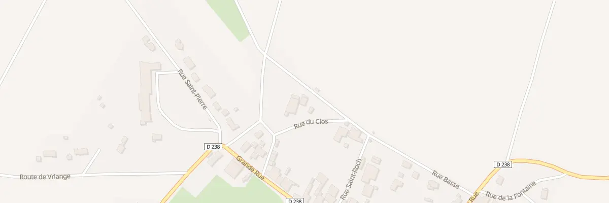 Plan du 5 Rue du Clos à Malange
