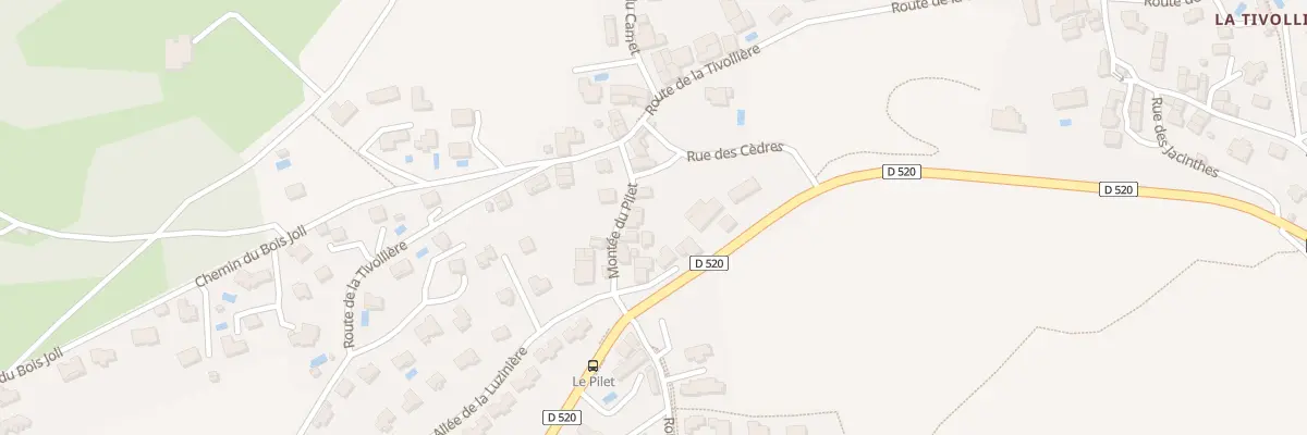 Plan du 84 Mte du Pilet à Coublevie