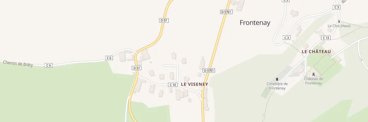 Plan du 47 Rue du Viseney à Frontenay