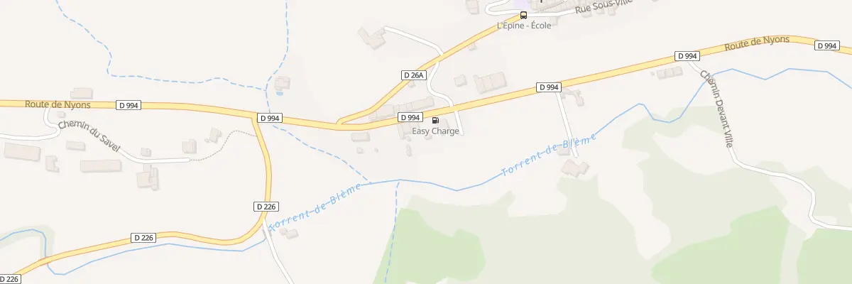 Plan du 2375 Rte de Nyons à L’Épine