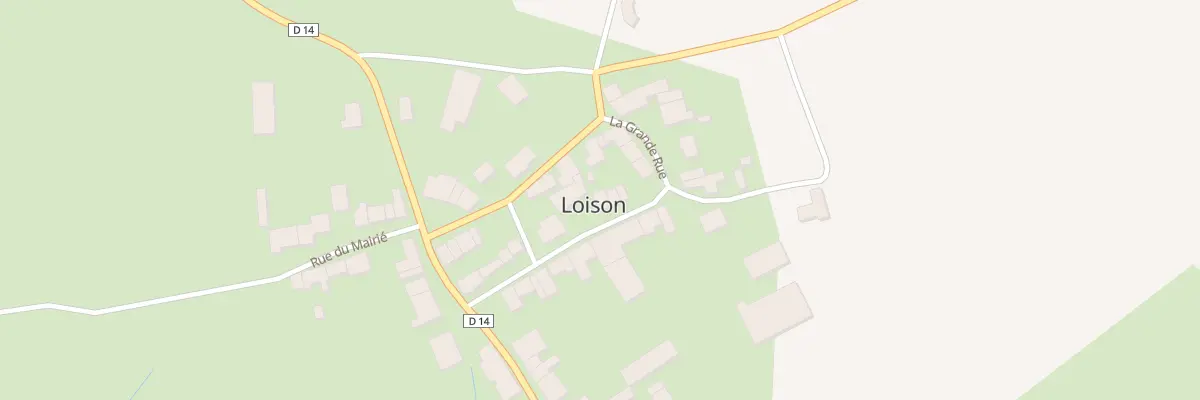 Plan du 7 Rue La Grande Rue à Loison