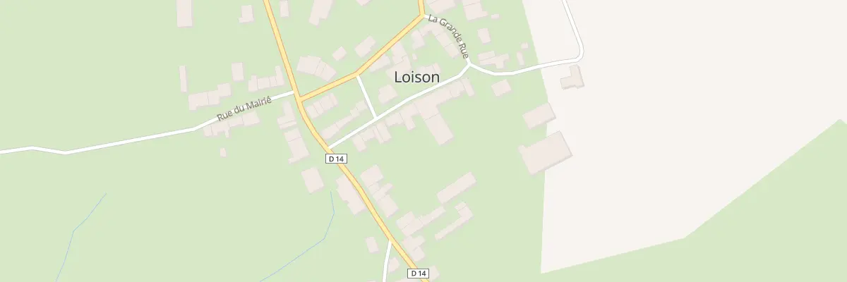 Plan du 6 Rue La Grande Rue à Loison