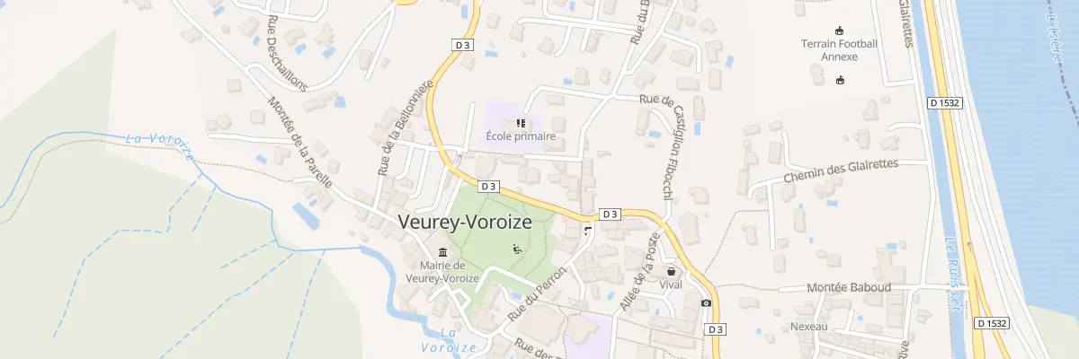 Plan du 10 Rte de Montaud à Veurey-Voroize
