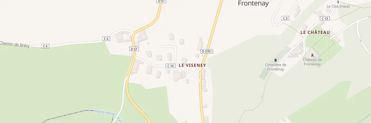 Plan du 5137 Rue du Viseney à Frontenay